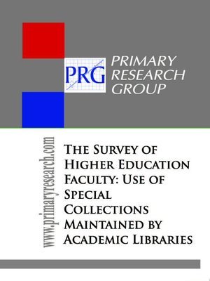 cover image of The Survey of Higher Education Faculty
